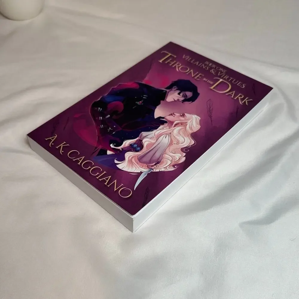Throne in the Dark A.K. Caggiano OOP Indie Paperback Villains & Virtues #1